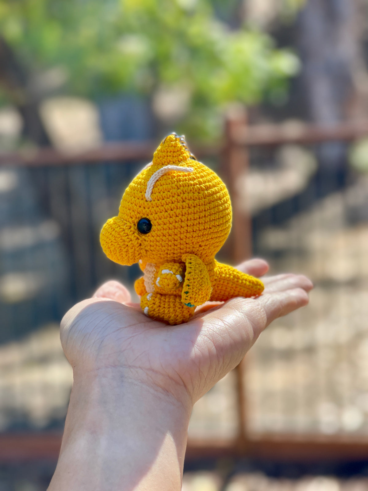 Dragonite Crochet Keychain