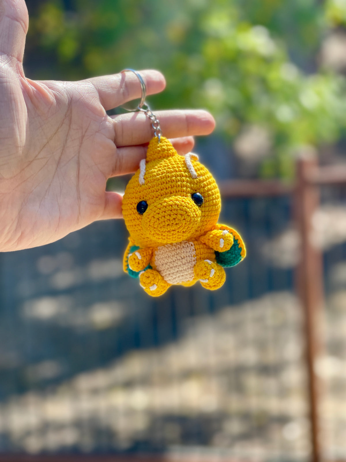 Dragonite Crochet Keychain