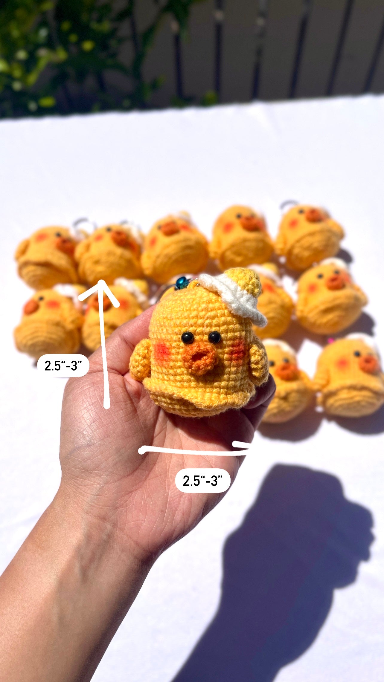 Chick N’Egg Crochet Doll Keychain