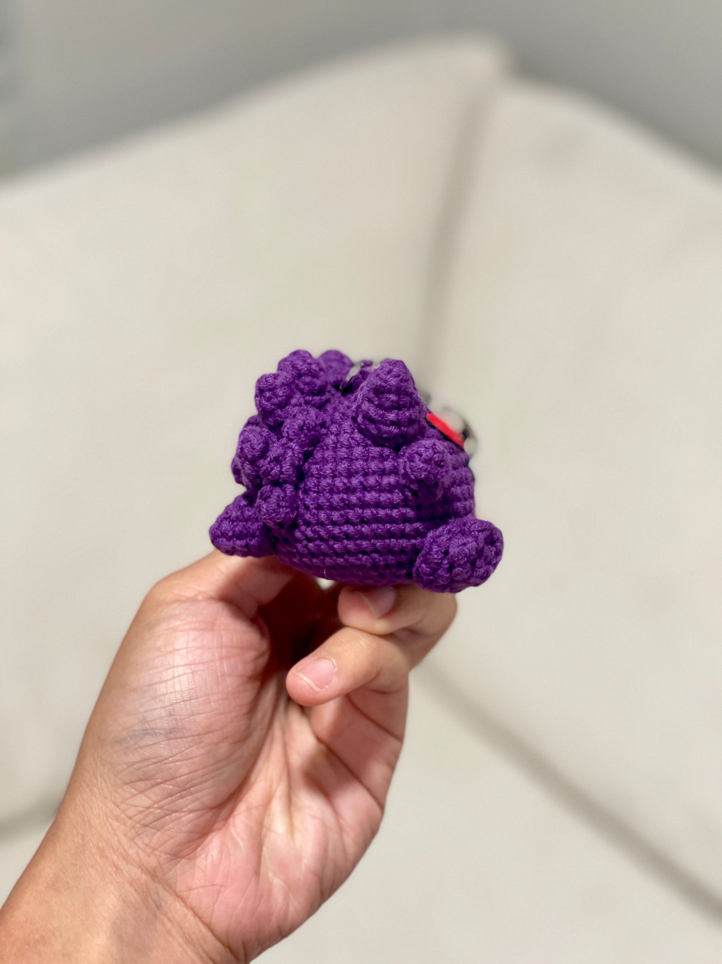 Gengar Pokemon Crochet Keychain