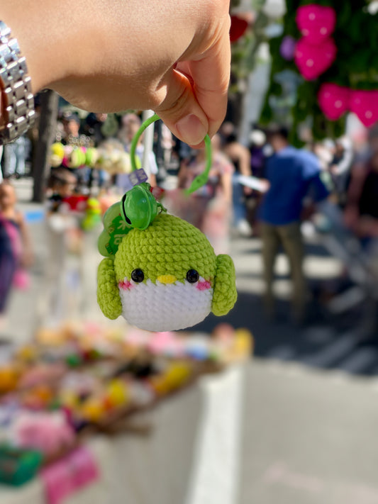Baby Bird Ahgase Crochet Keychain