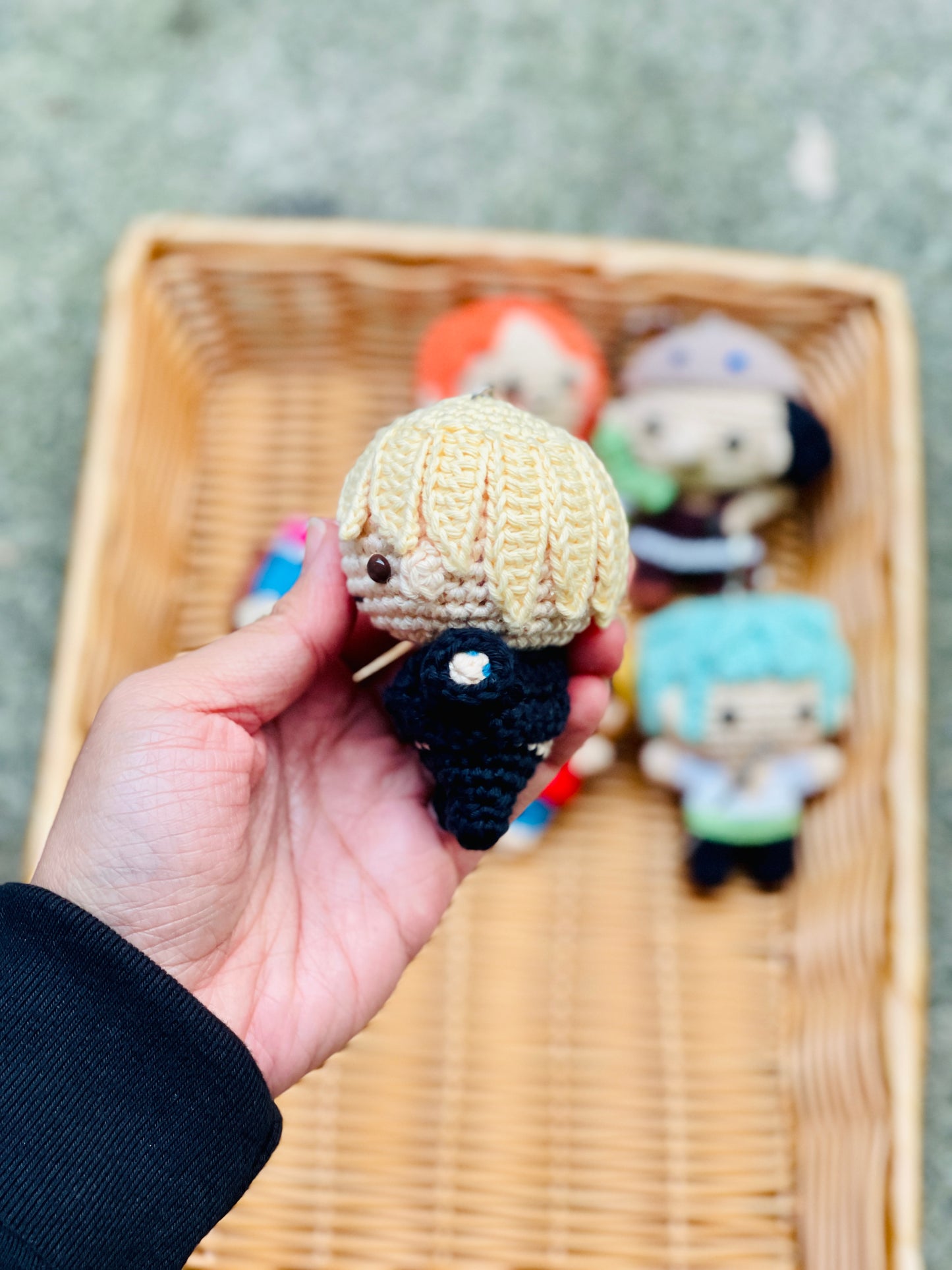 Small One Piece Collection Crochet Keychain