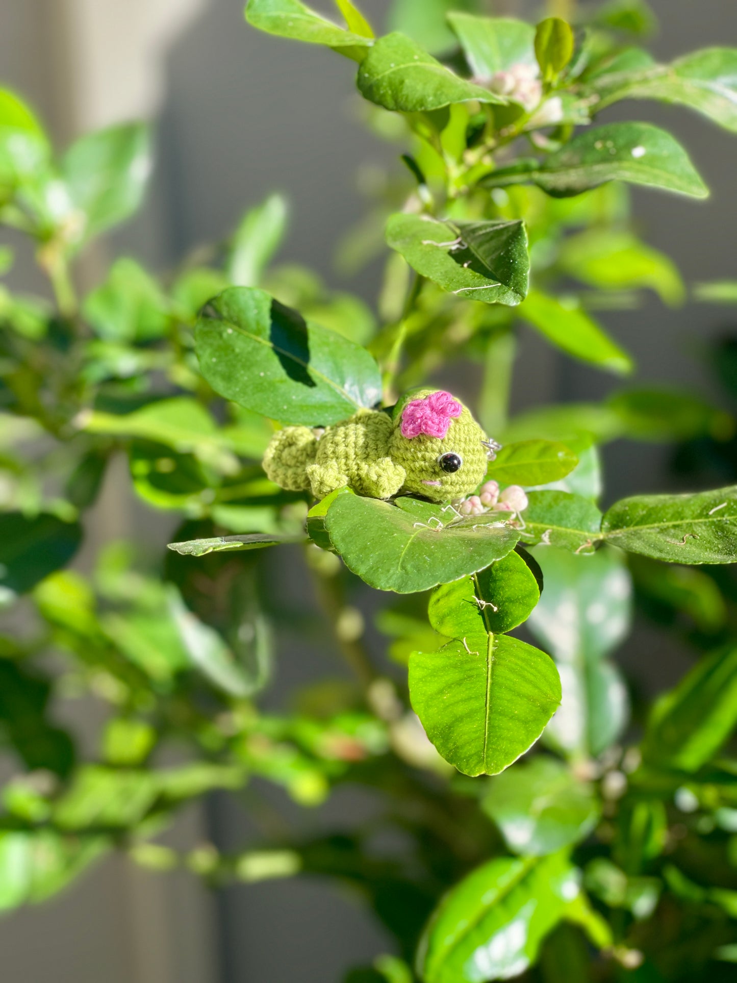 Chameleon “AKA Pascal” Crochet Keychain