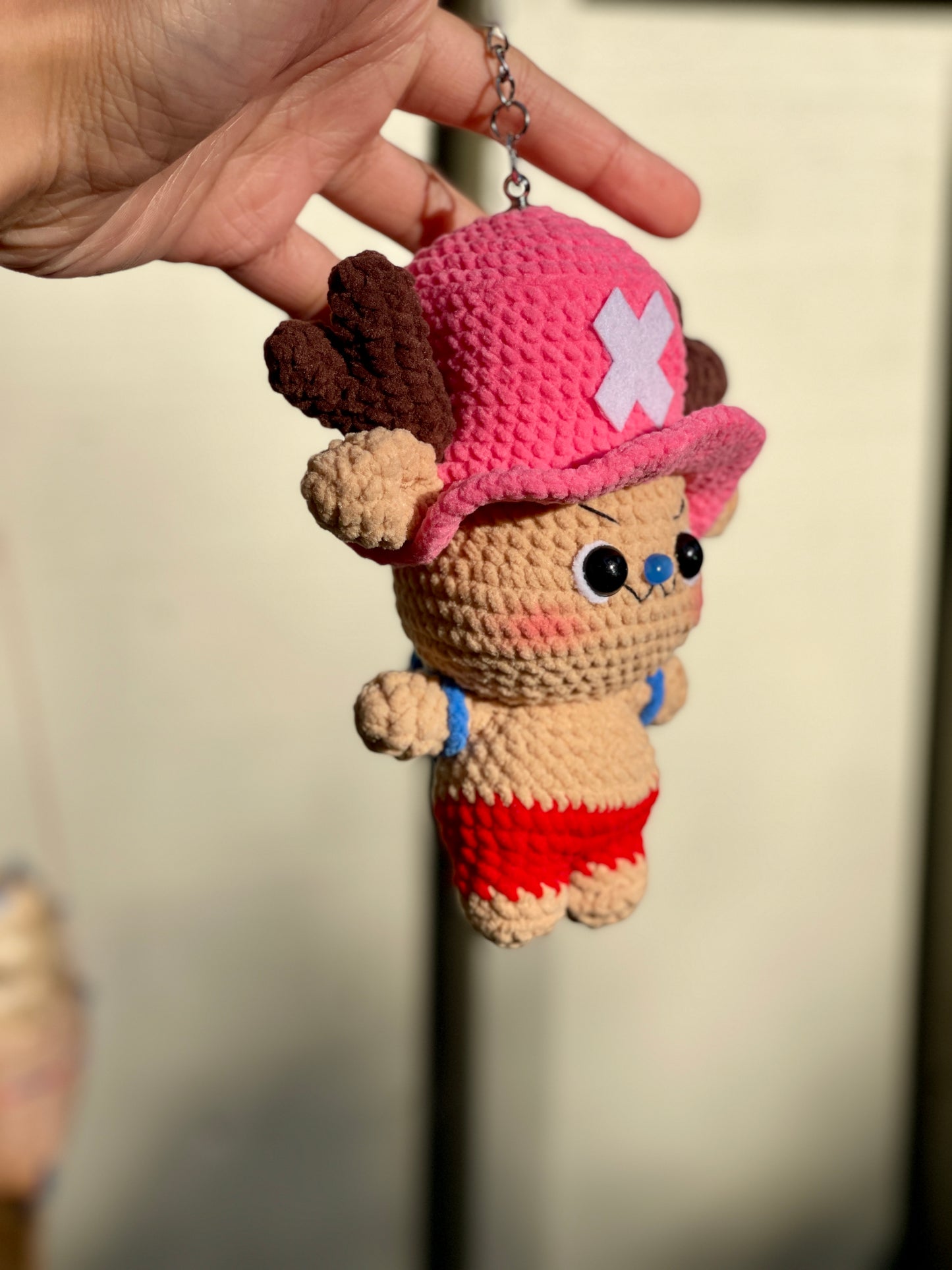 Soft and Chubby Chopper Crochet Keychain