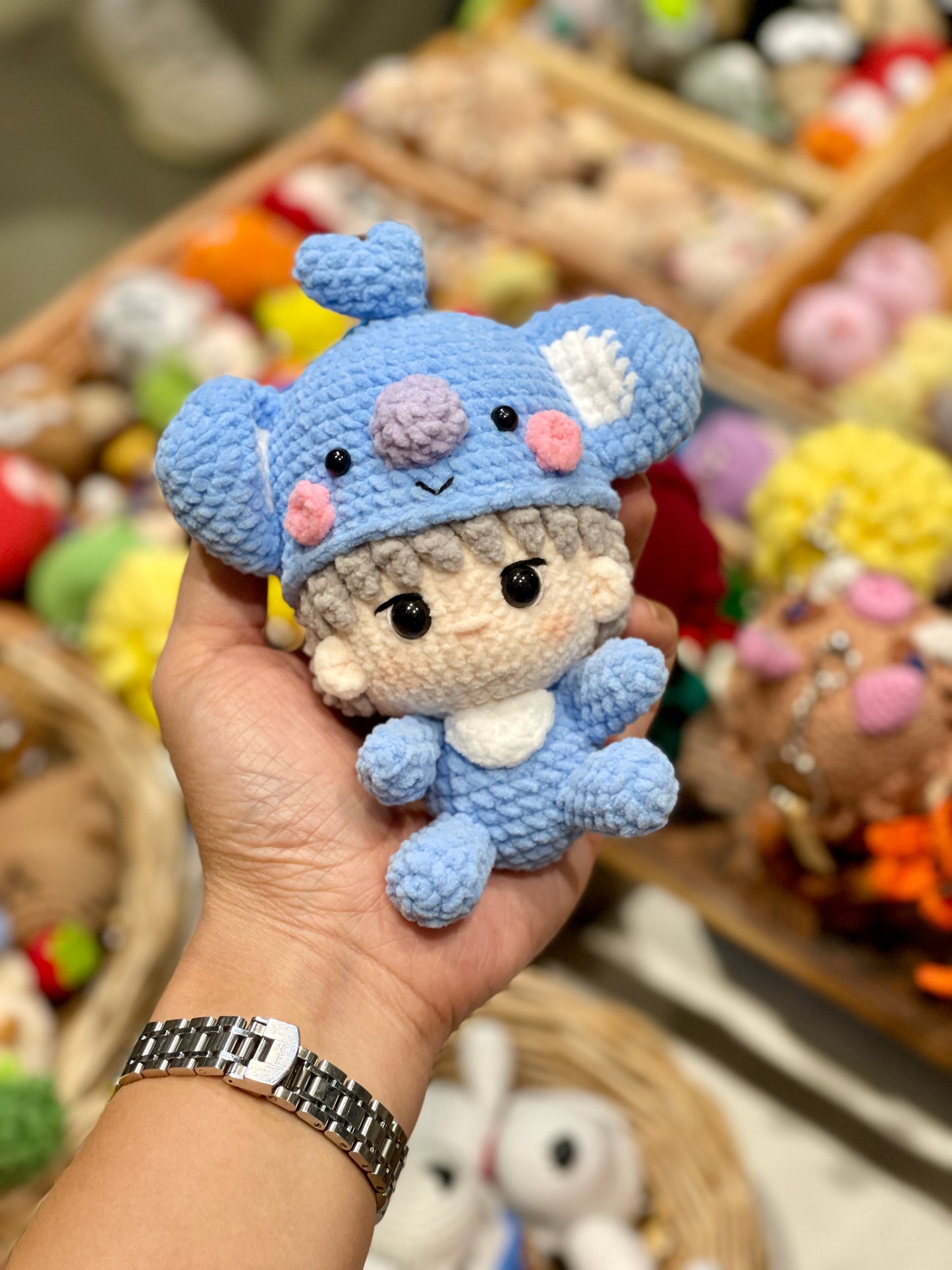 BTS + BT21 Crochet Keychain