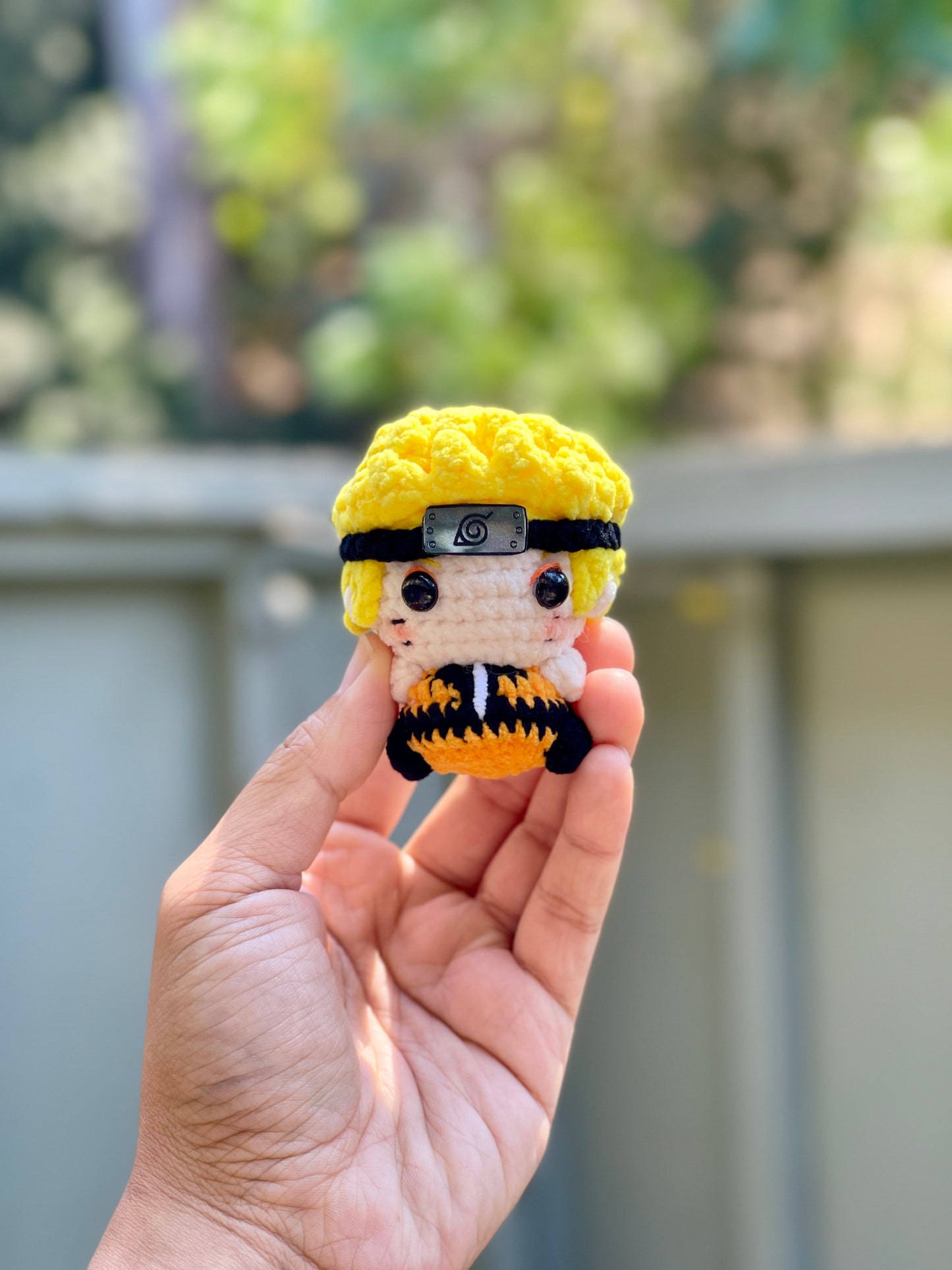 Chibi Naruto Crochet Keychain