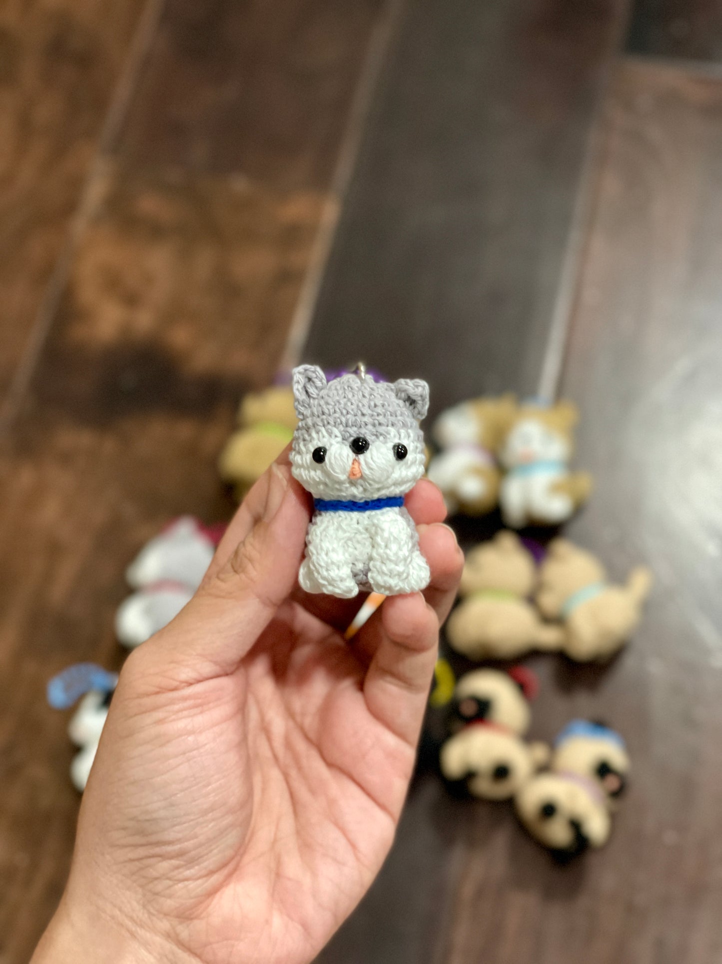 Tiny Paws Collection Crochet Keychain