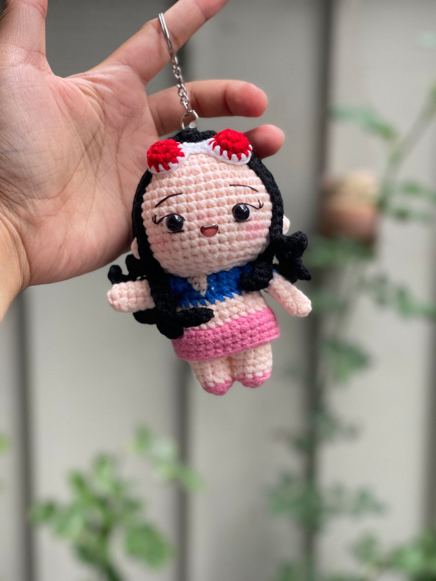 Nico Robin One Piece Crochet Keychain