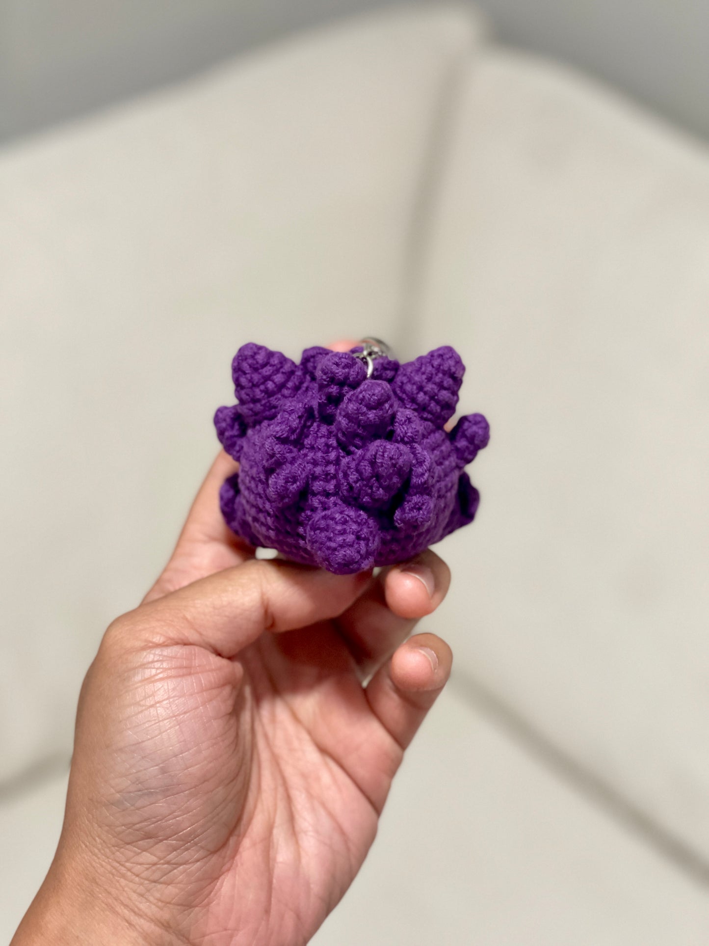 Gengar Pokemon Crochet Keychain