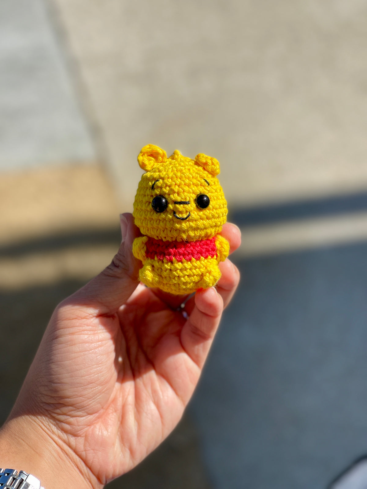Pooh Gang Crochet Keychain