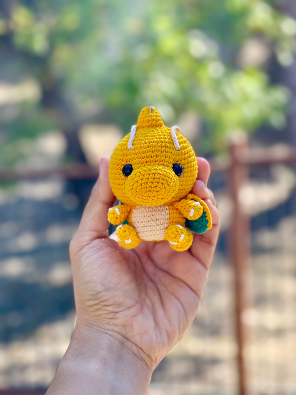 Dragonite Crochet Keychain