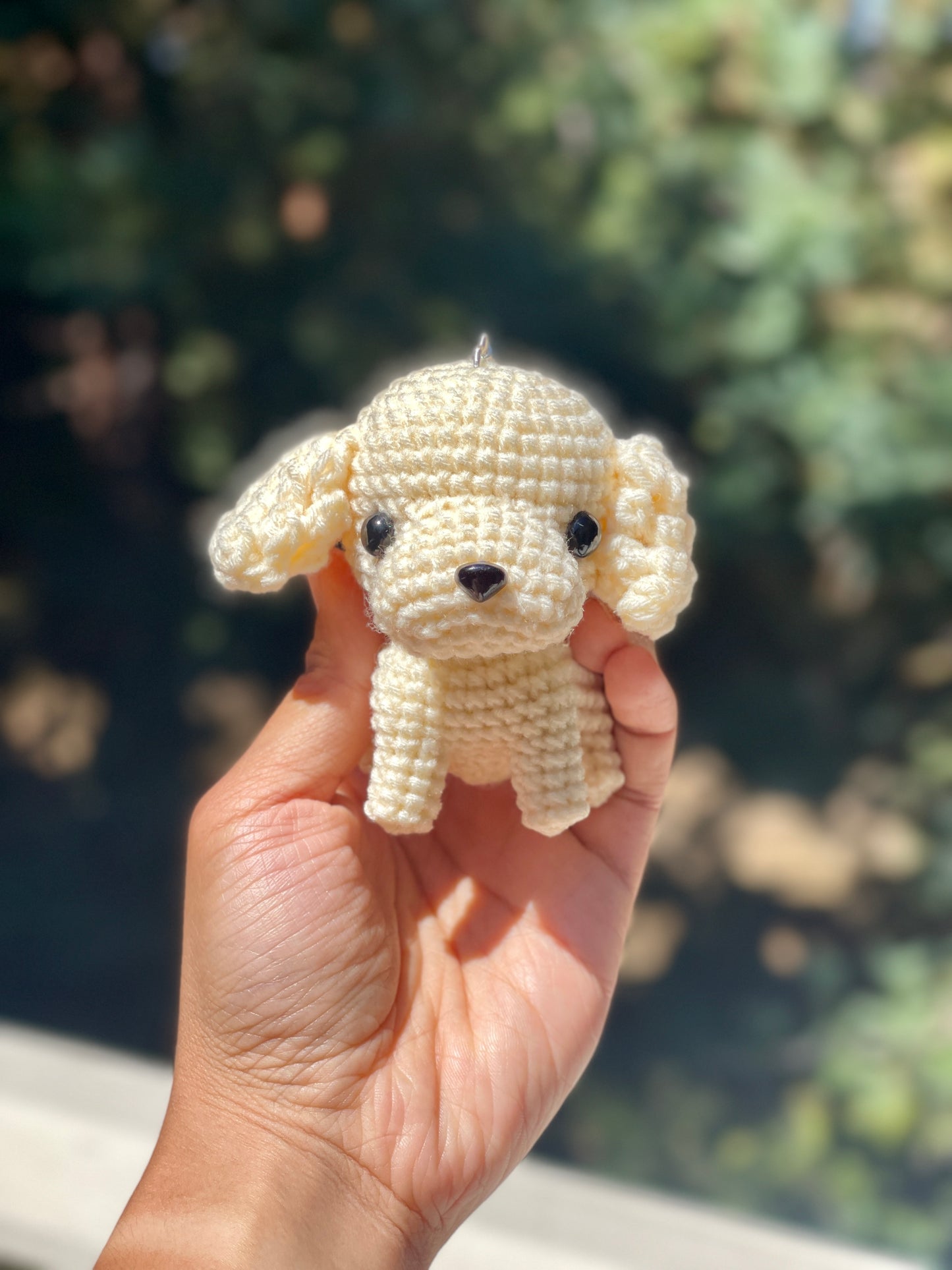 Dog crochet Keychain