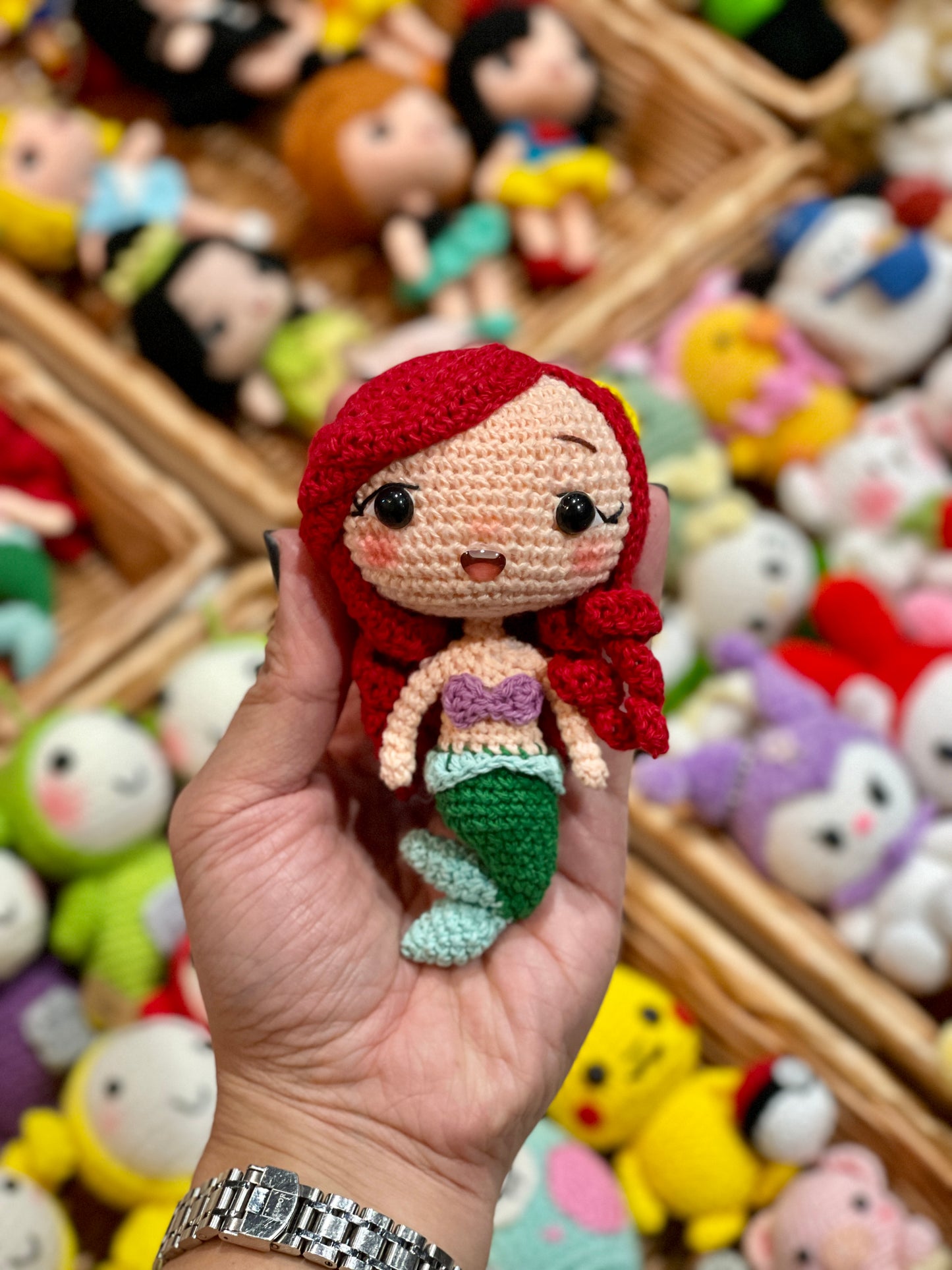 Mermaid Crochet Doll