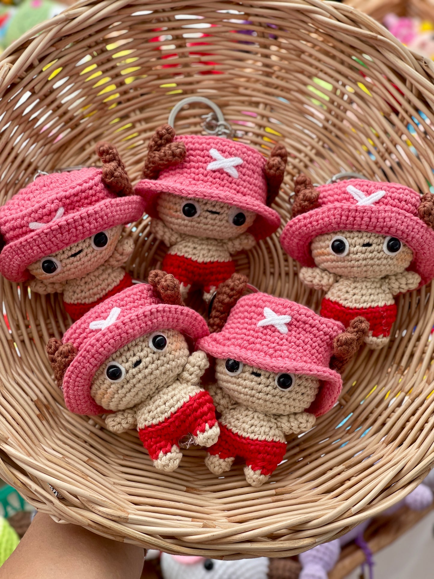 Chopper One Piece Crochet Doll Keychain