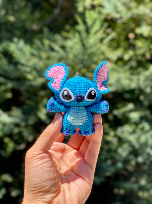 Small Stitch Crochet Doll Keychain