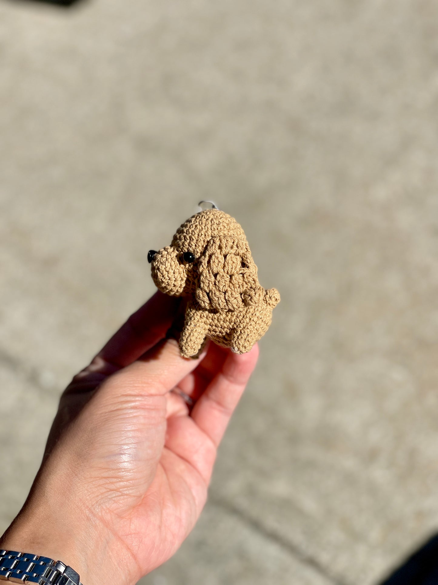 Dog crochet Keychain