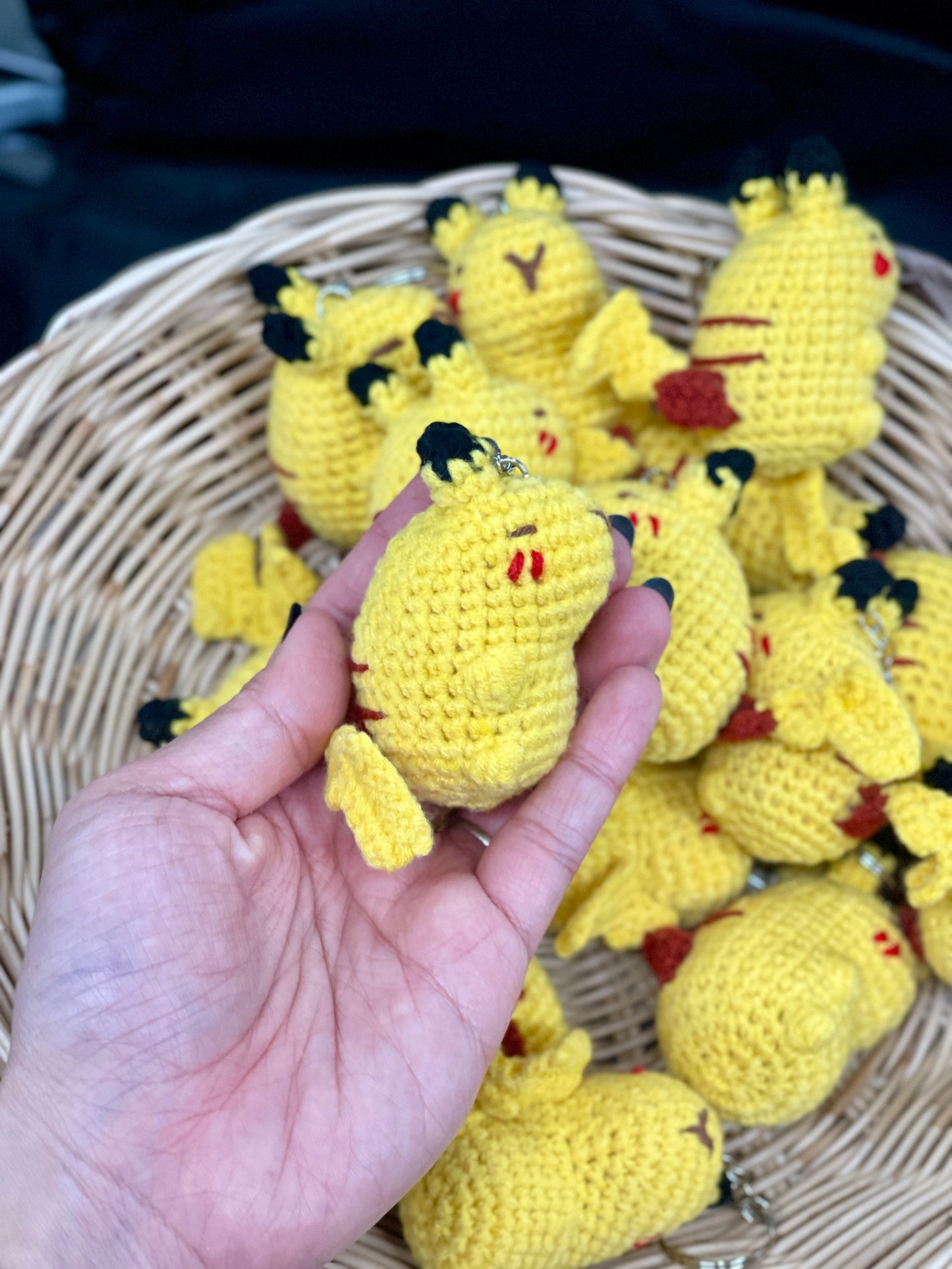 Capy~Pika Crochet Keychain