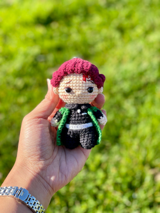 Demon Slayer Crochet Keychain
