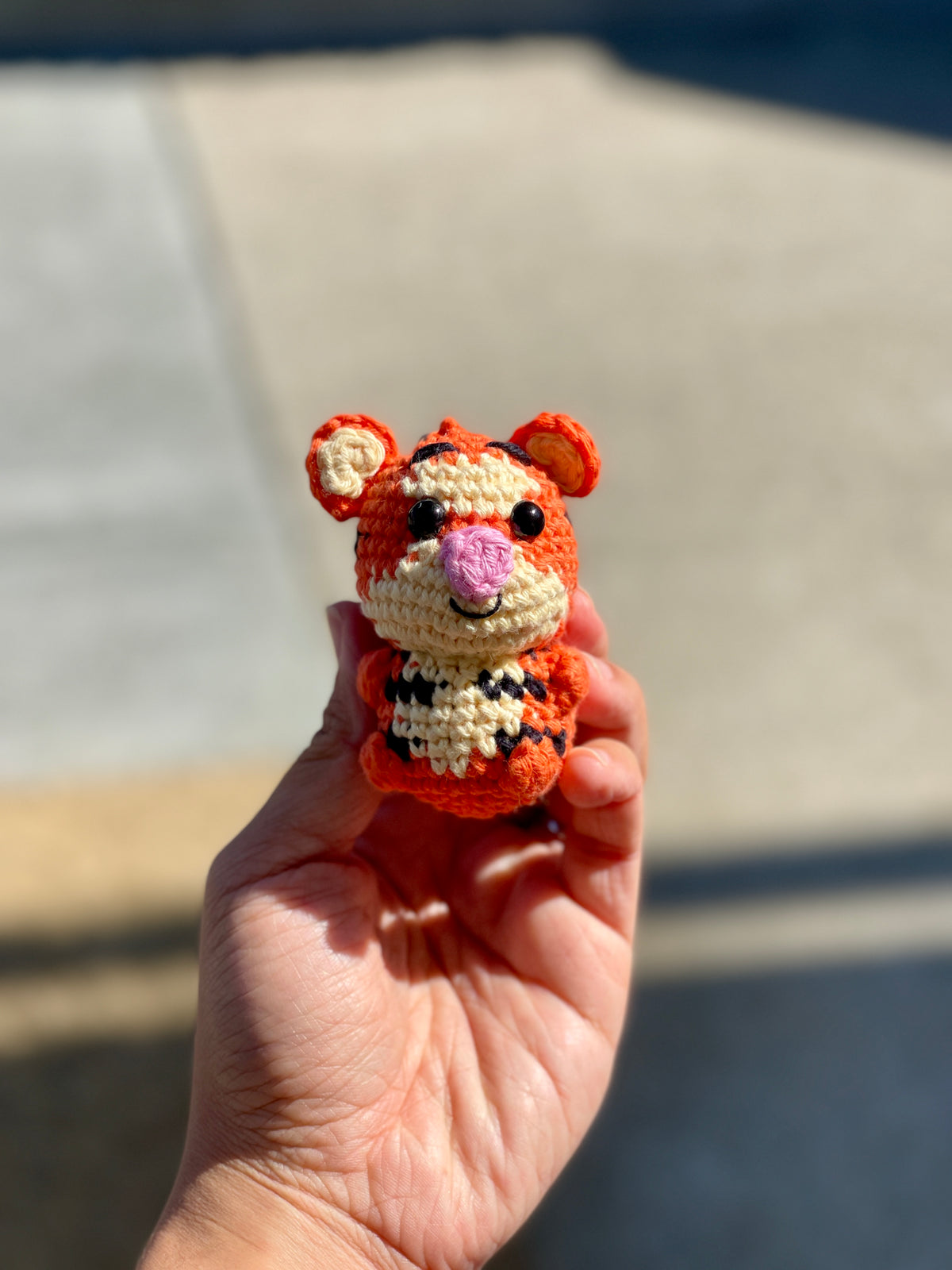 Pooh Gang Crochet Keychain