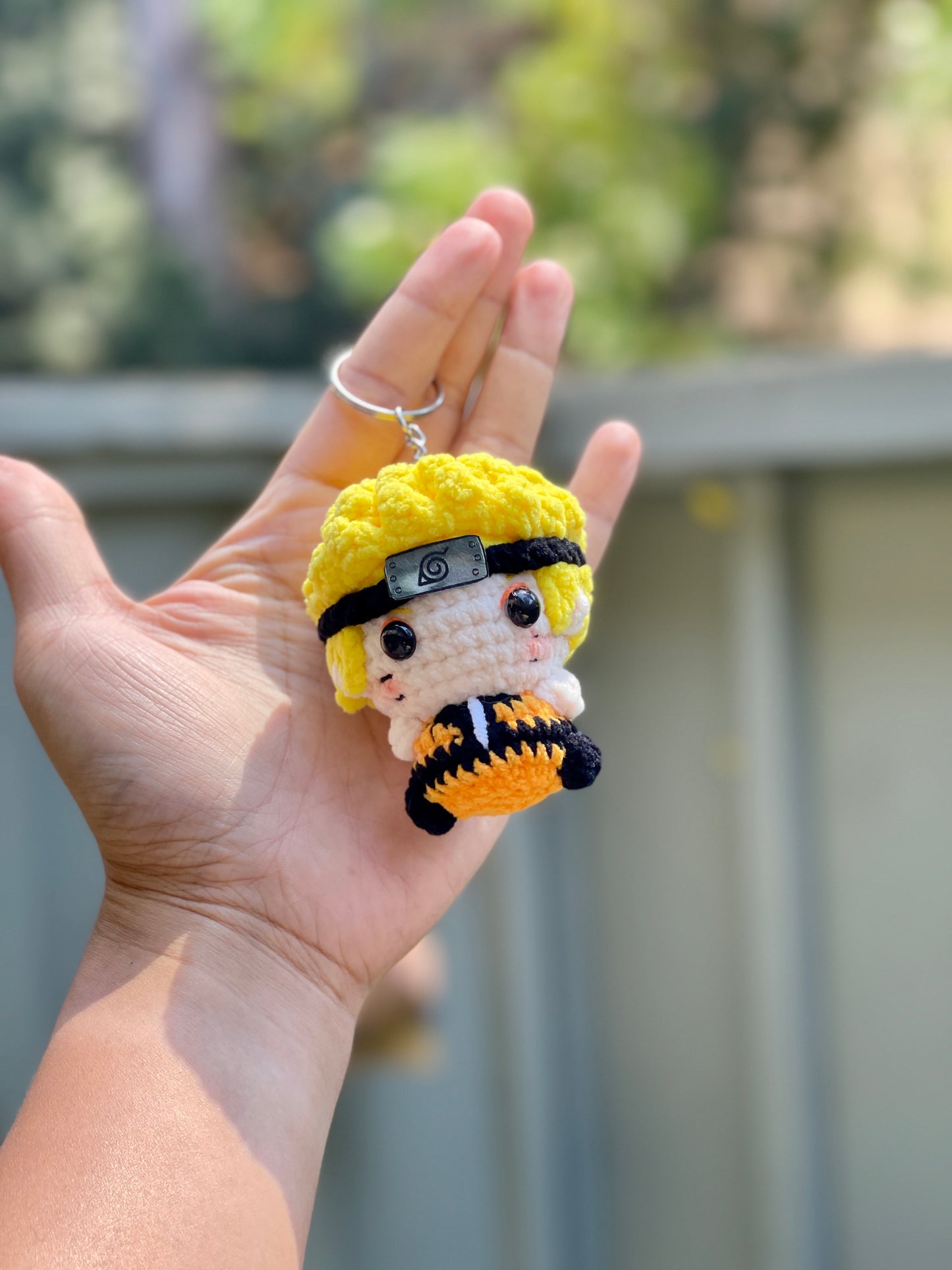 Chibi Naruto Crochet Keychain