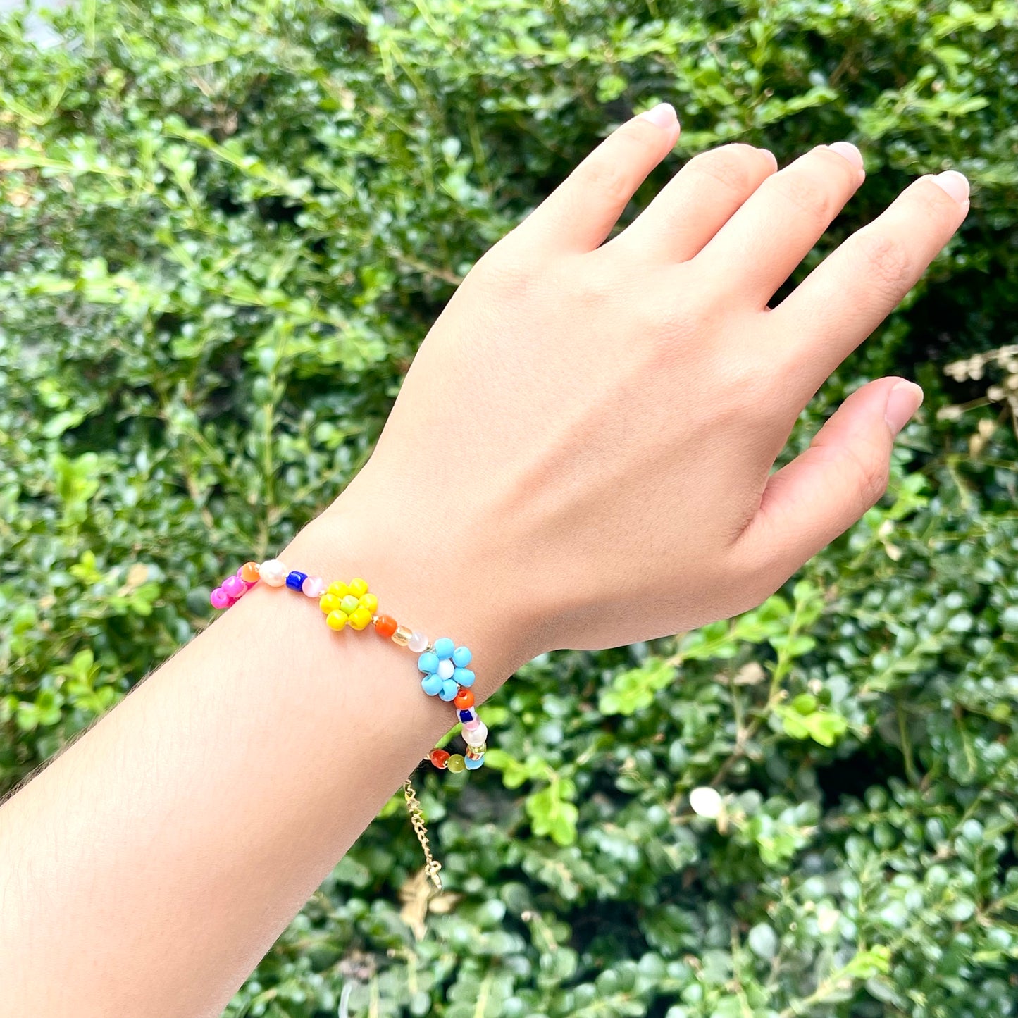 Colorful Flower Bracelet