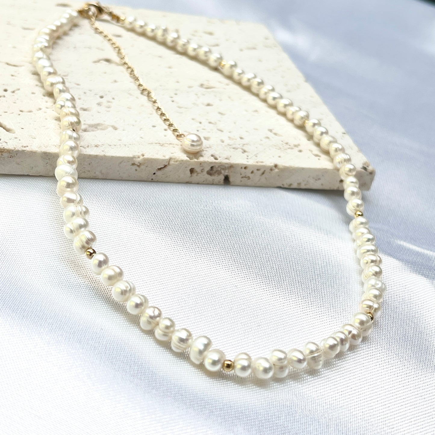 Forever Pearl Choker Necklace