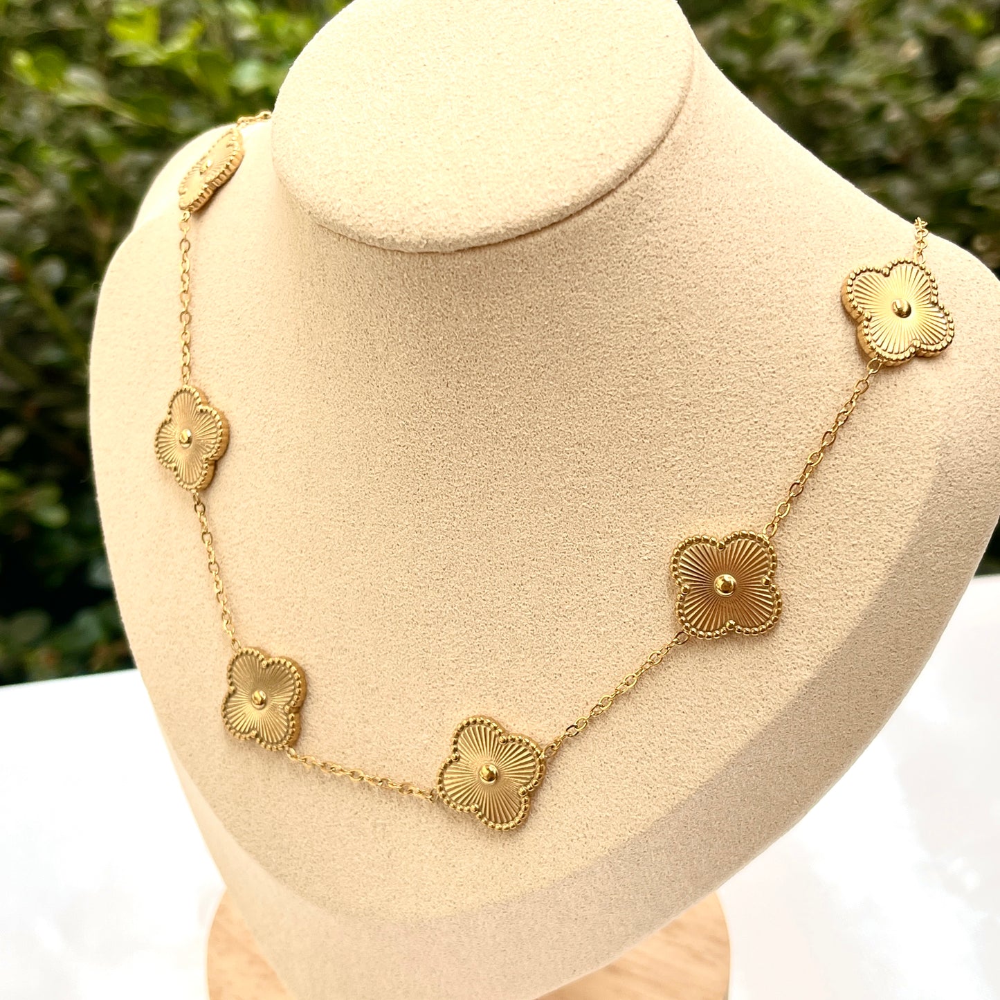 Gold Clover Necklace