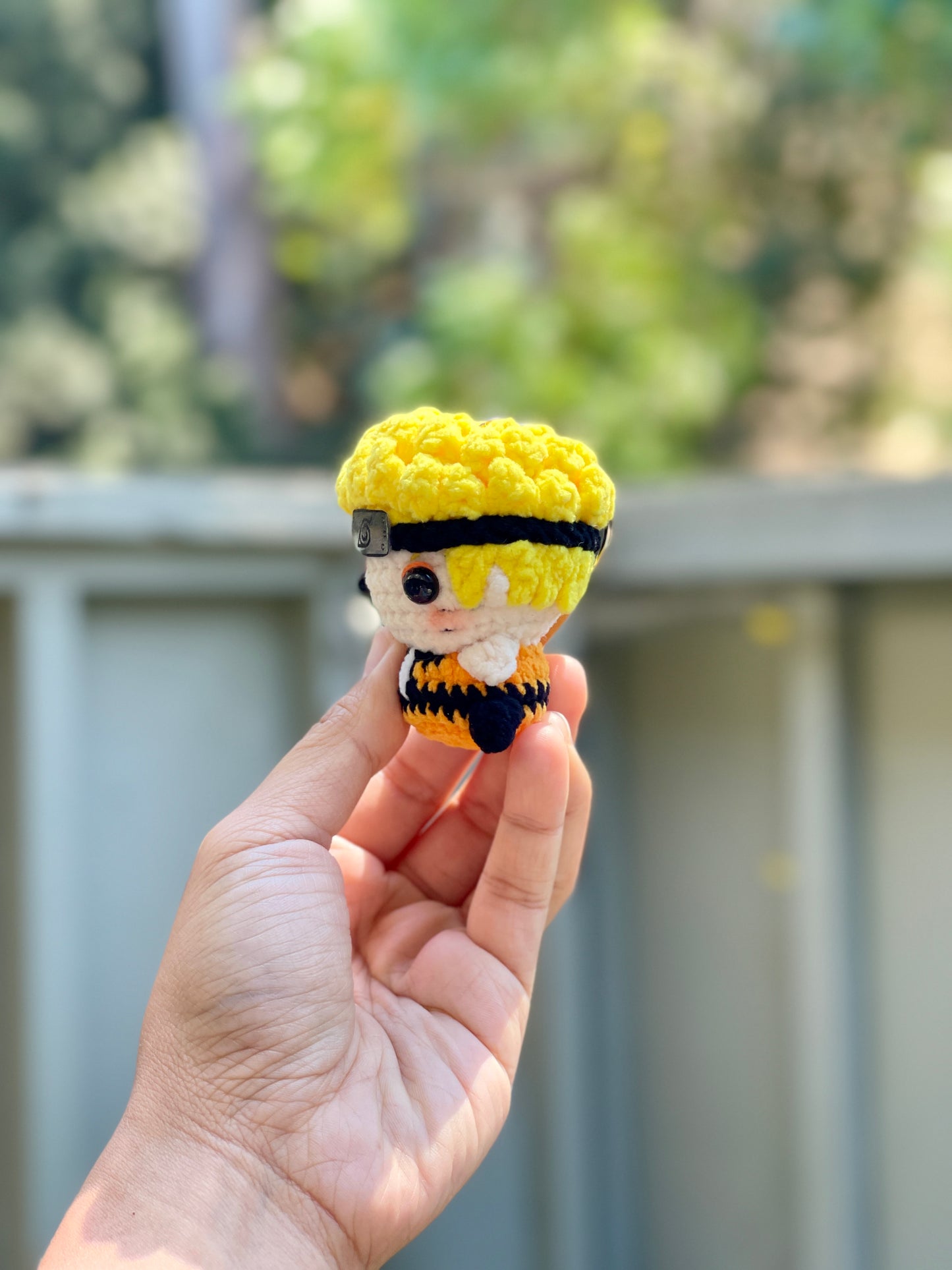 Chibi Naruto Crochet Keychain