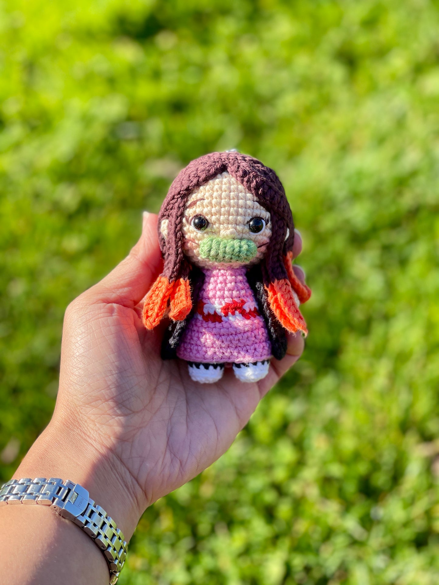 Demon Slayer Crochet Keychain