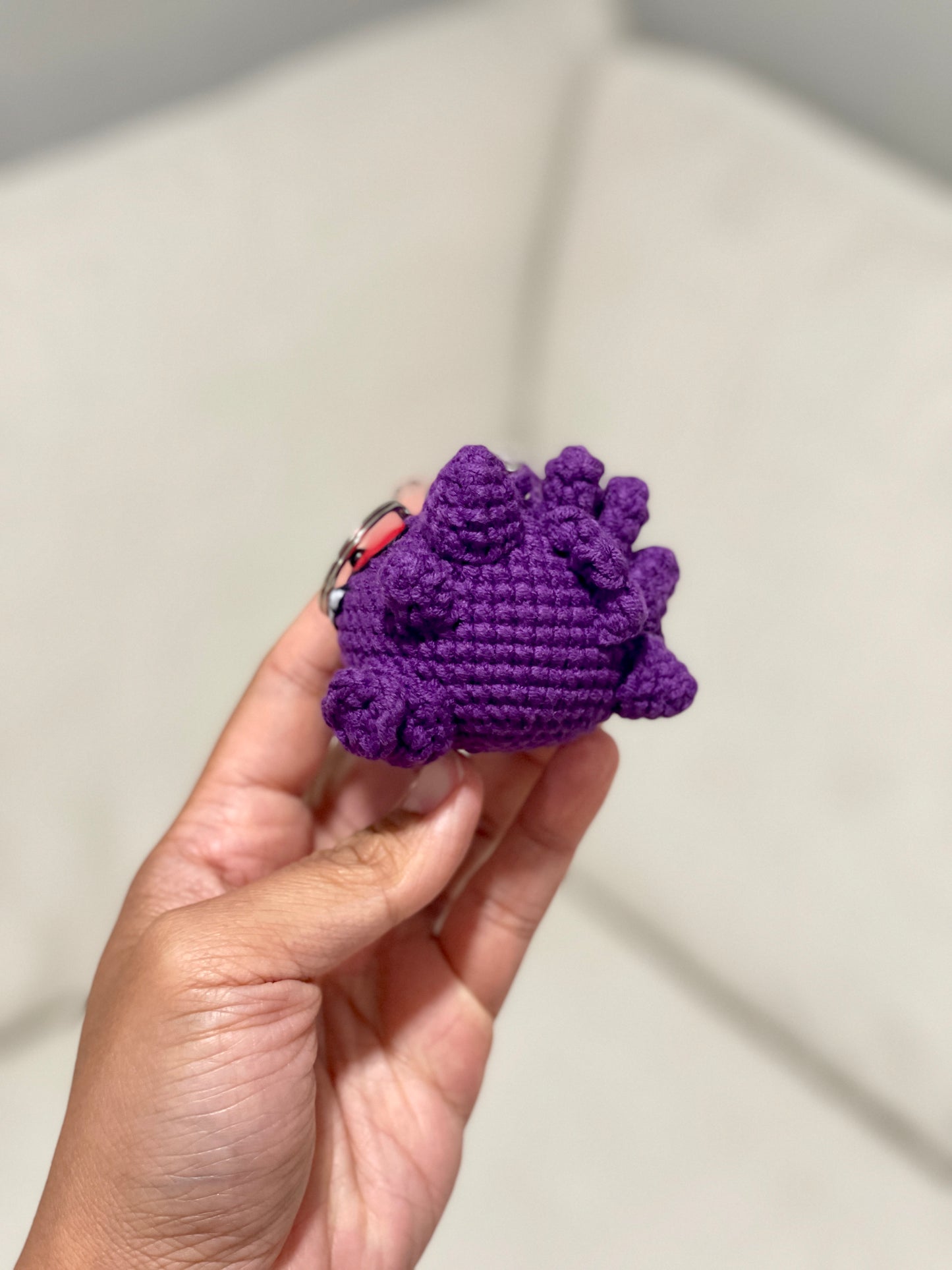 Gengar Pokemon Crochet Keychain