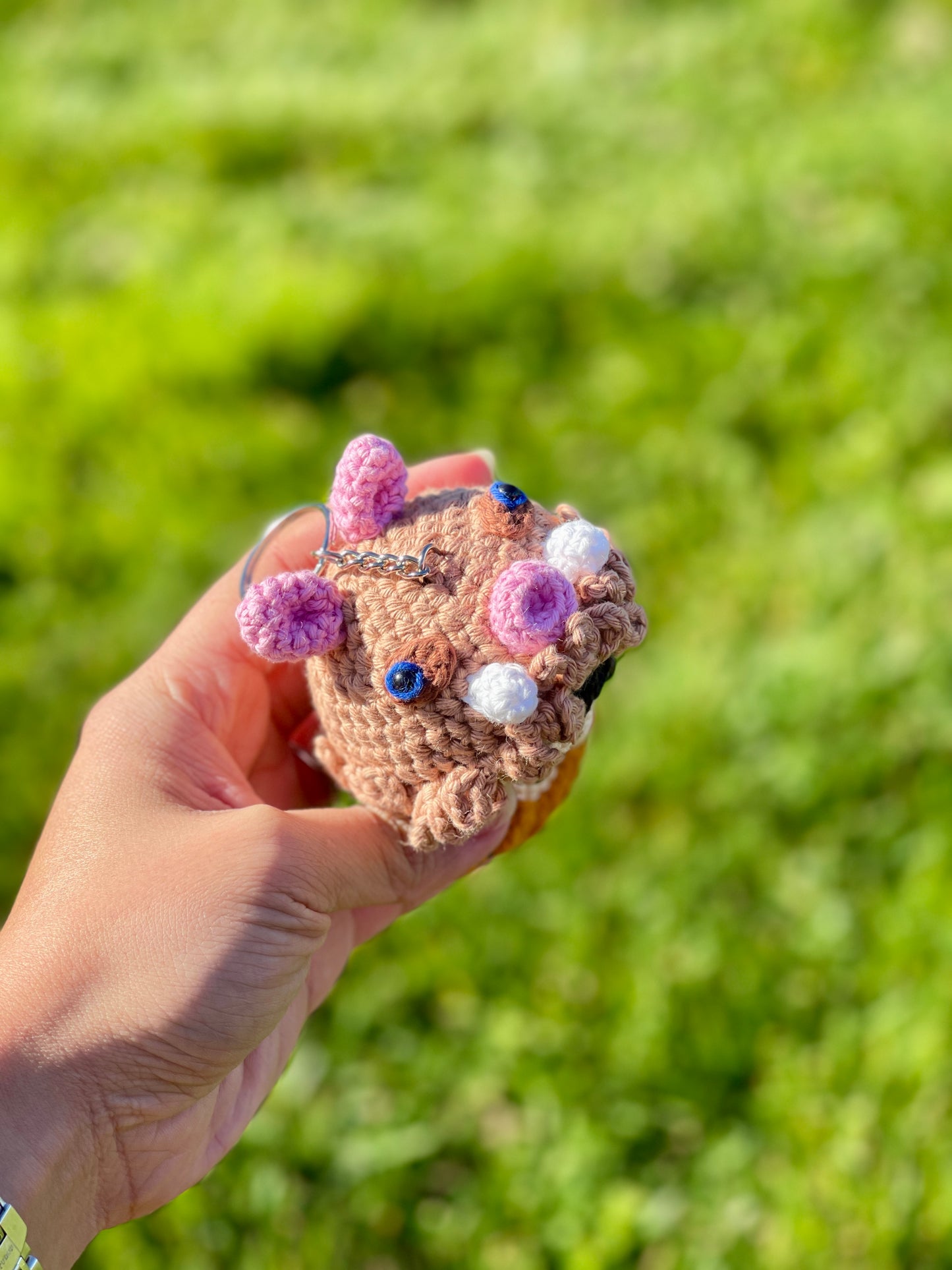 Demon Slayer Crochet Keychain