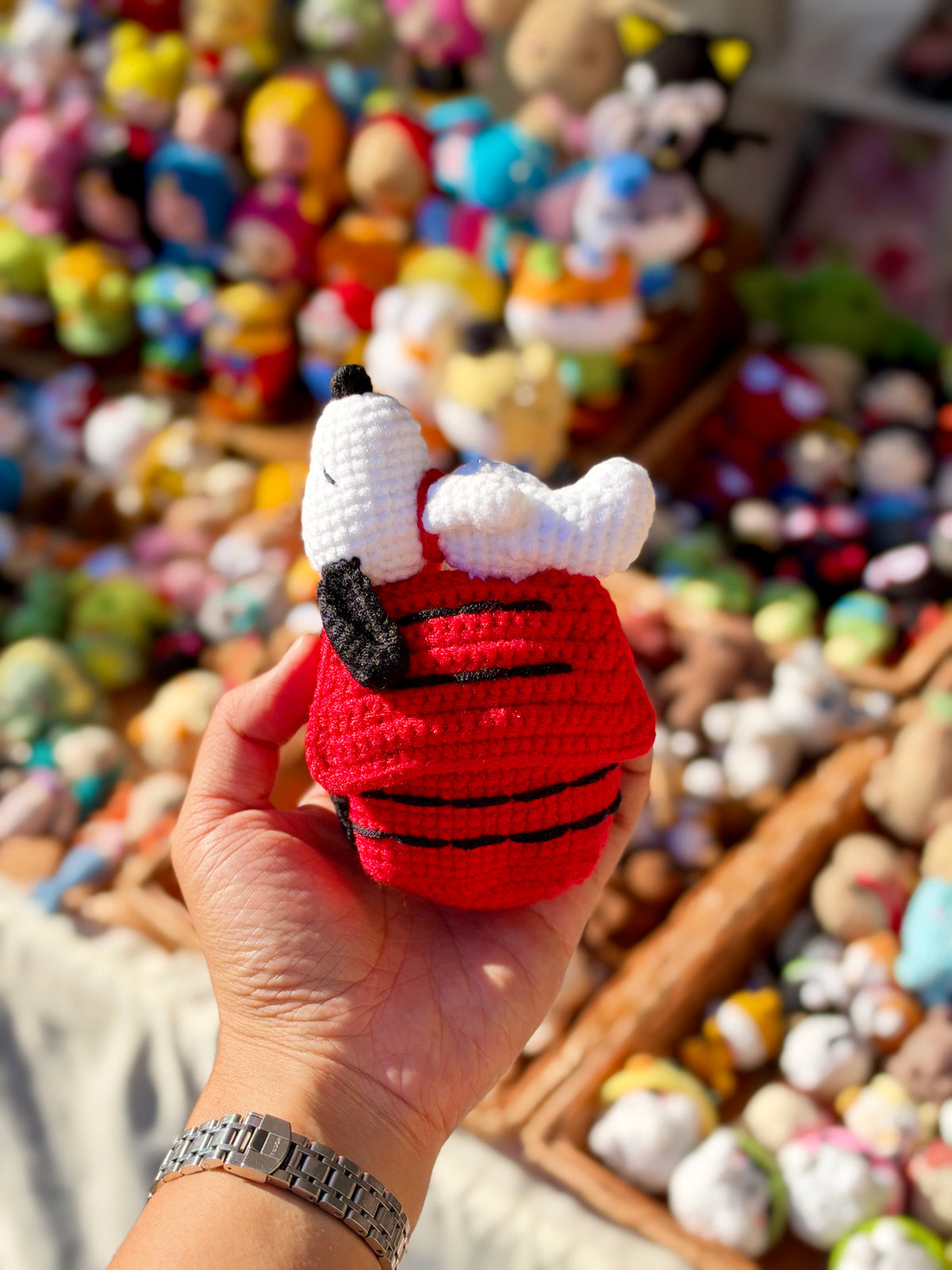 Snoopy House Crochet Decor