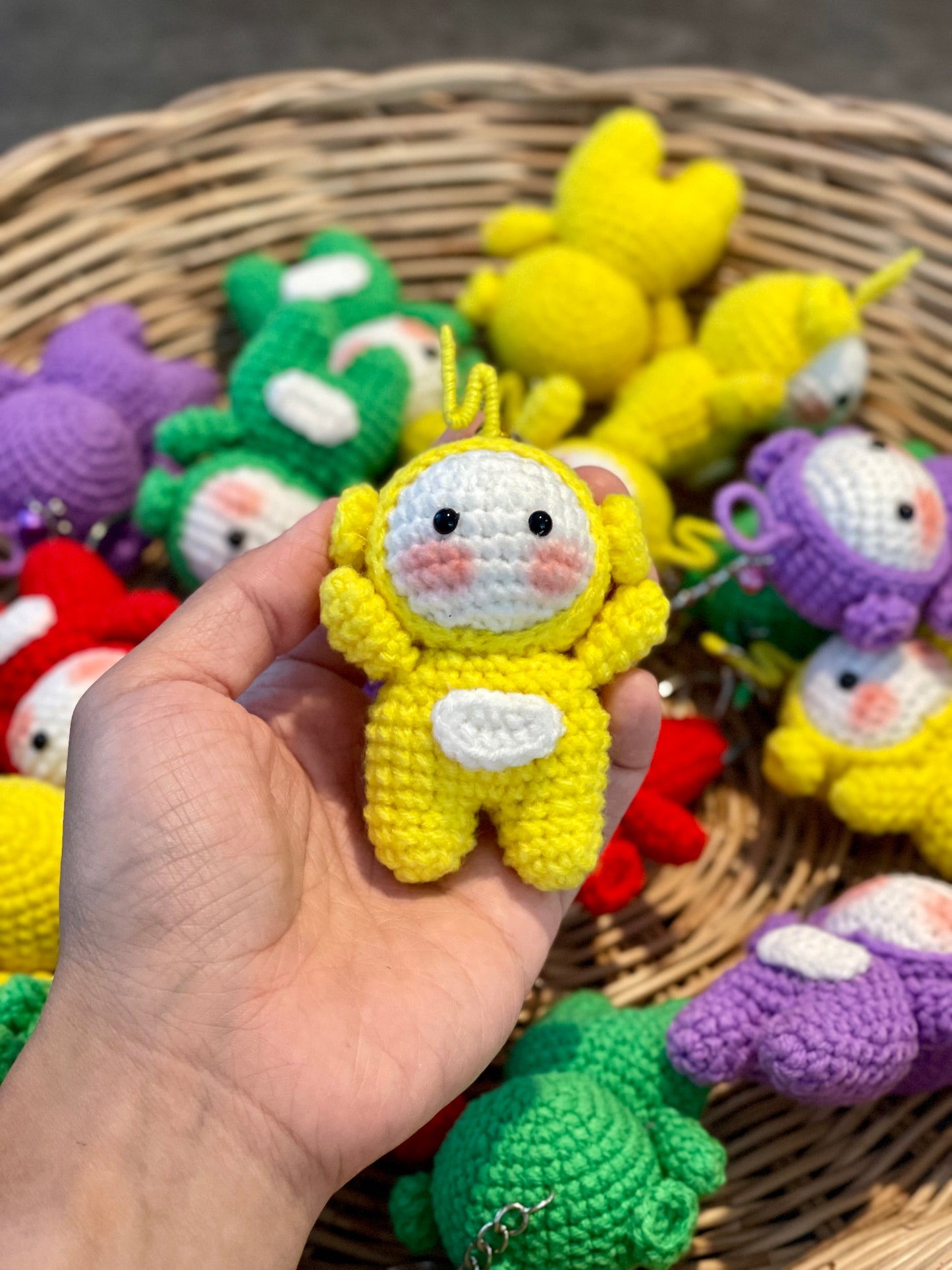 Colorful BFF Crochet Keychains