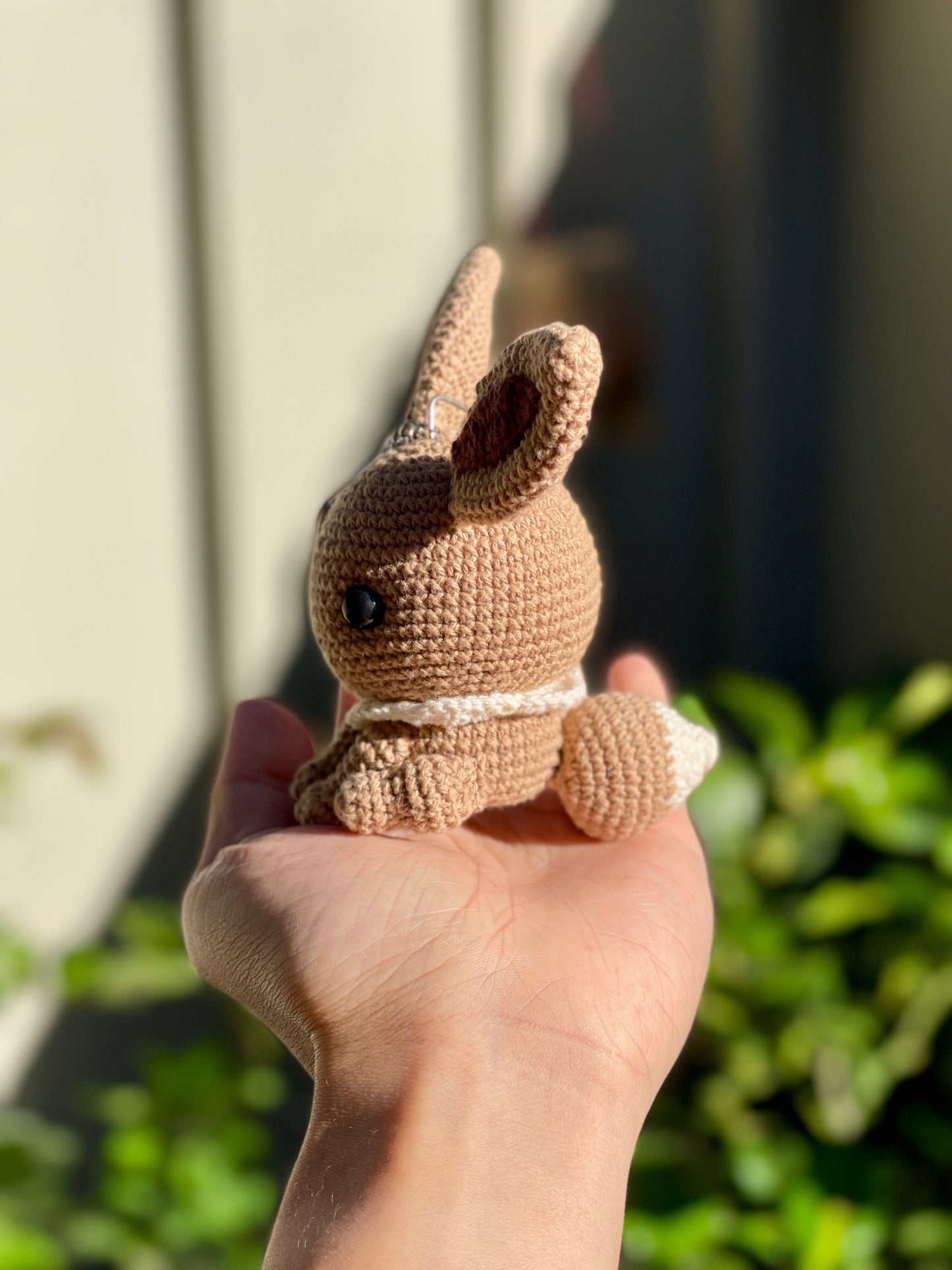 Eevee Pokemon Crochet Keychain