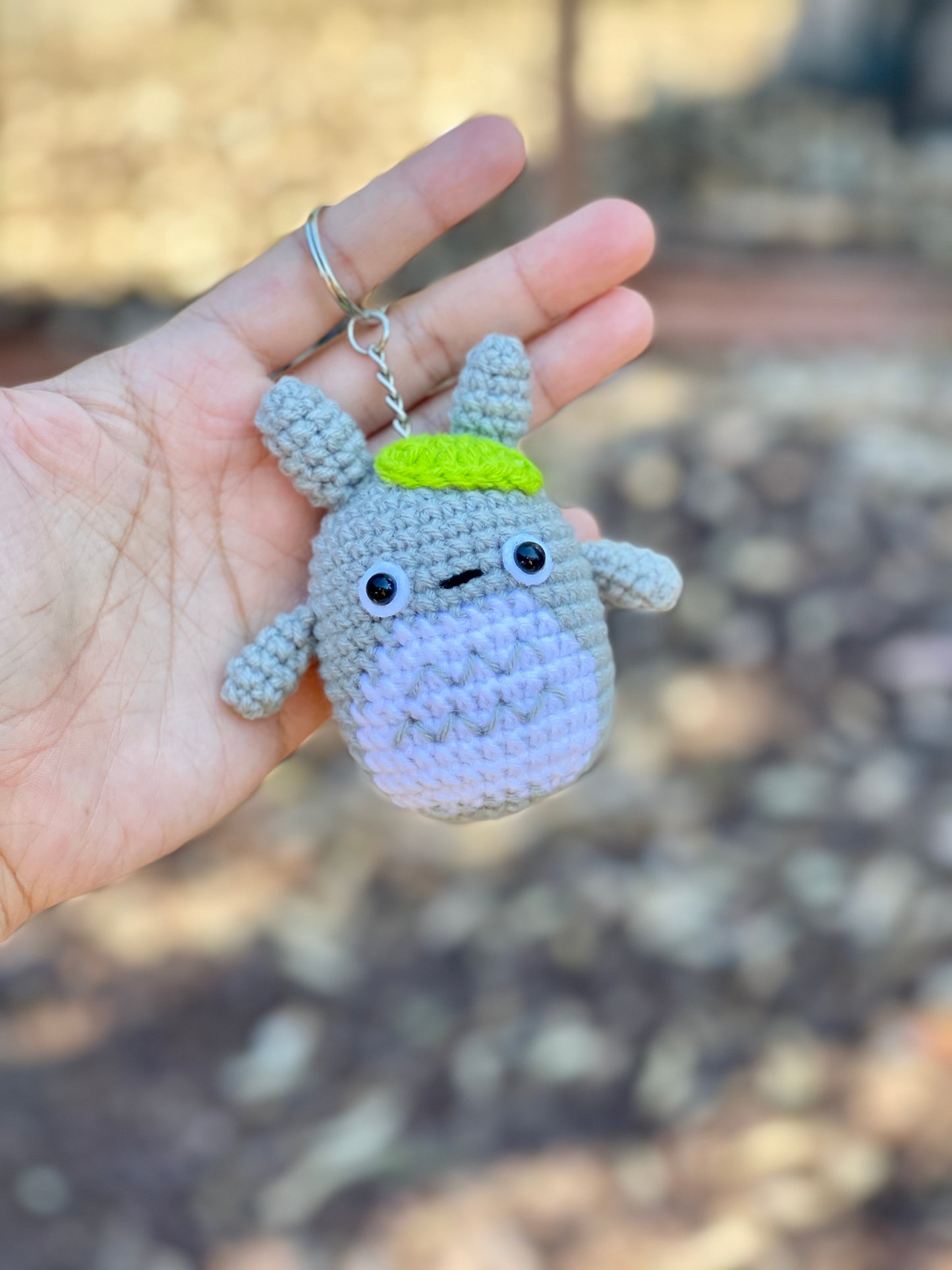 Totoro Crochet Doll Keychain