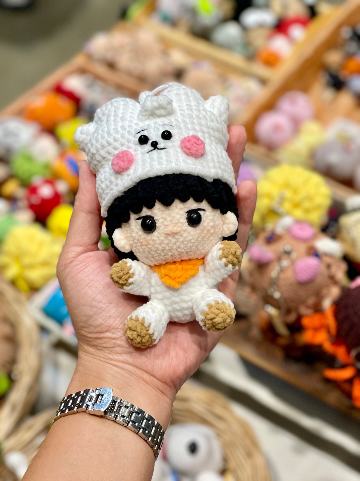 BTS + BT21 Crochet Keychain