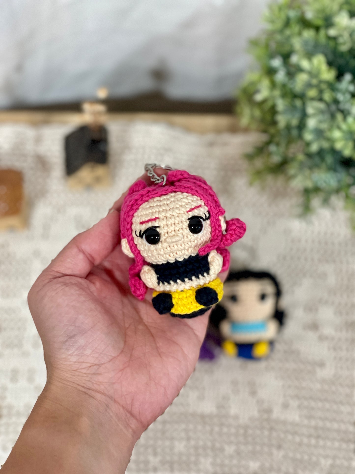 K-POP Demon Hunters Crochet Keychain