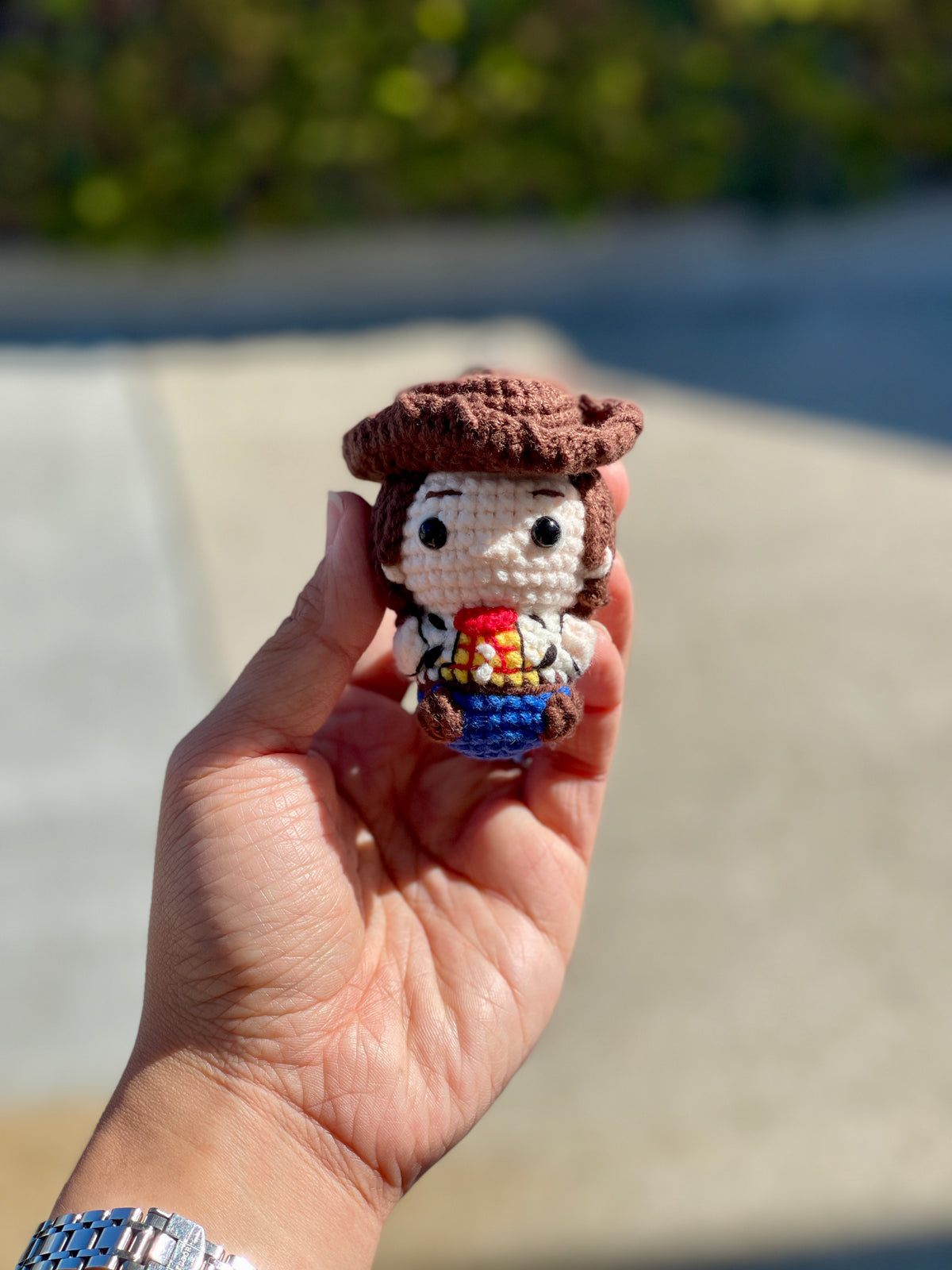 Toy Story Crochet Keychain