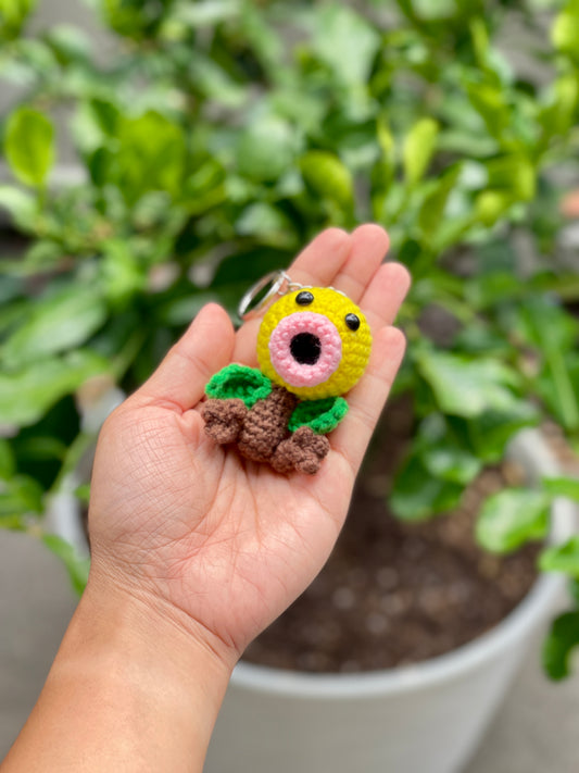Baby Bellsprout Crochet Keychain