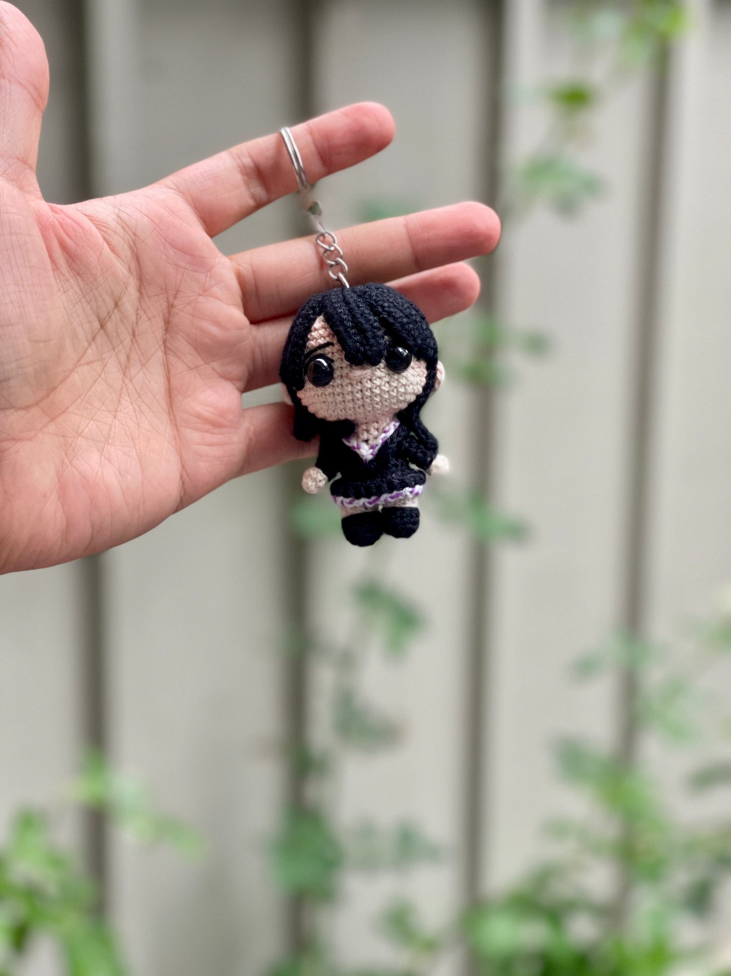 Small Nico Robin One Piece Crochet Keychain