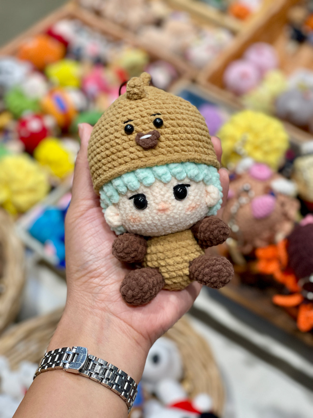 BTS + BT21 Crochet Keychain