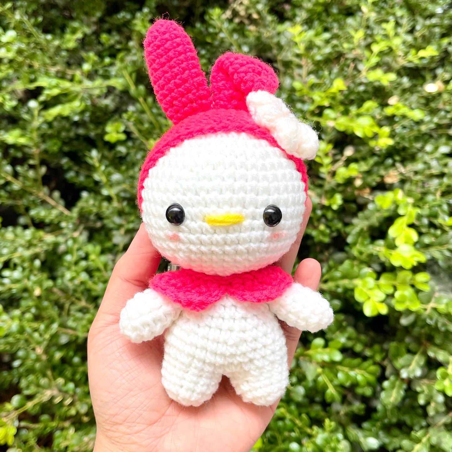 My Melody Crochet Doll Keychain