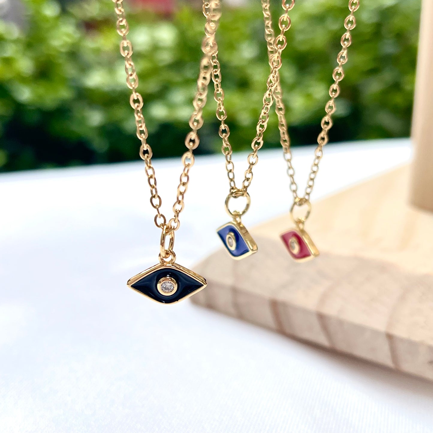 Mini Evil Eye Pendant Necklace