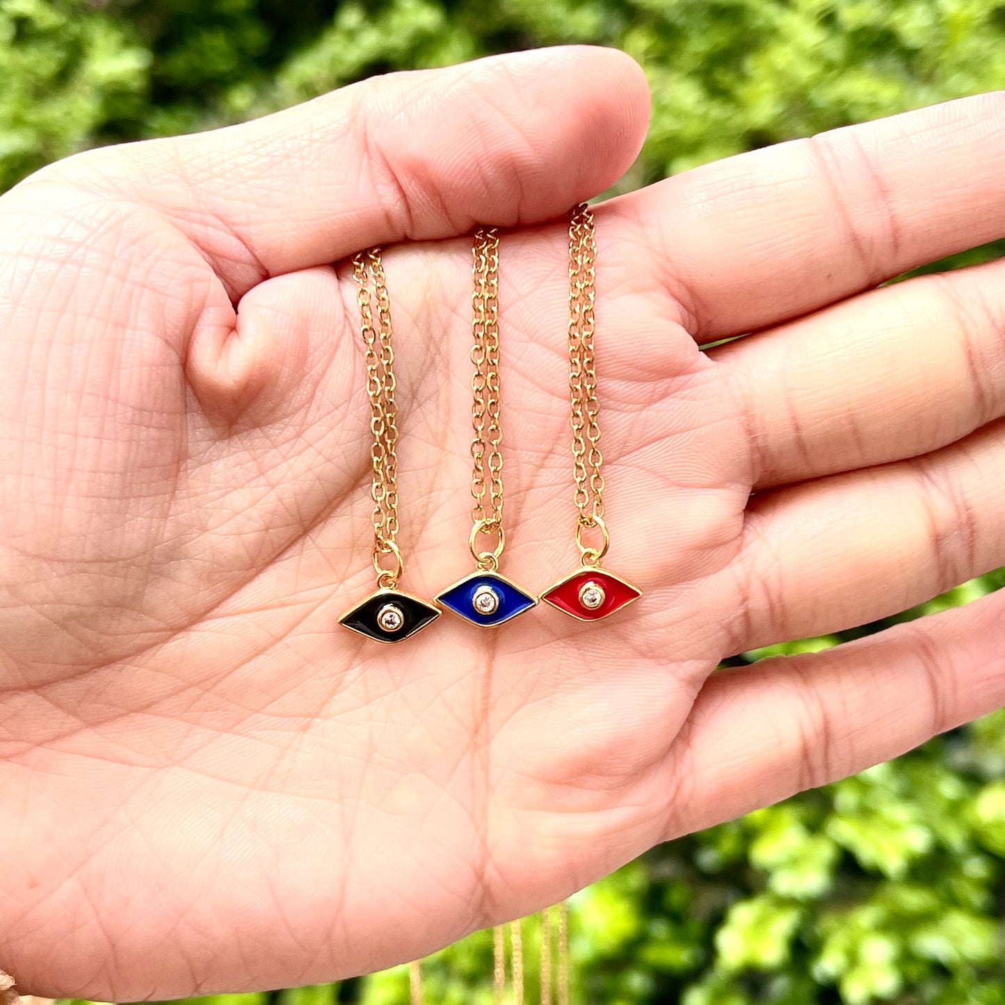 Mini Evil Eye Pendant Necklace