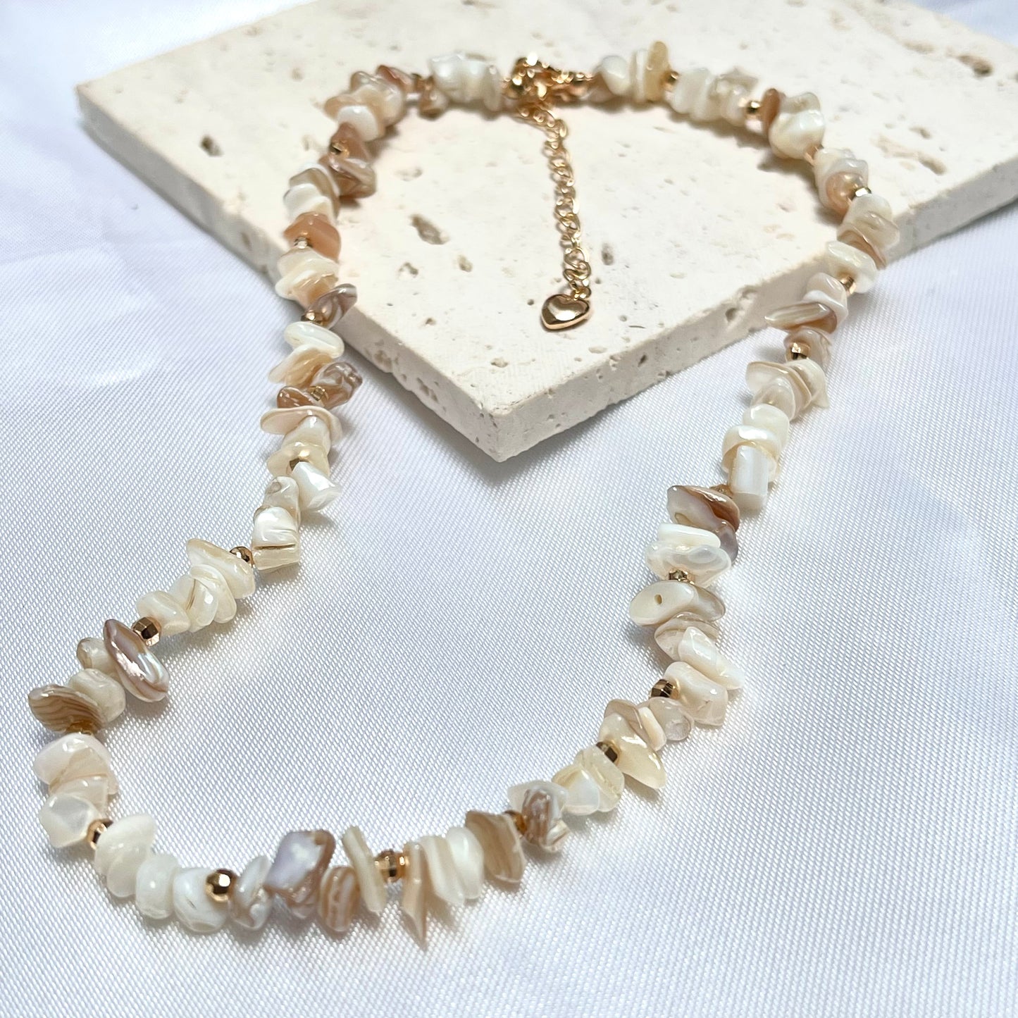 Mother of Pearl Choker Necklace