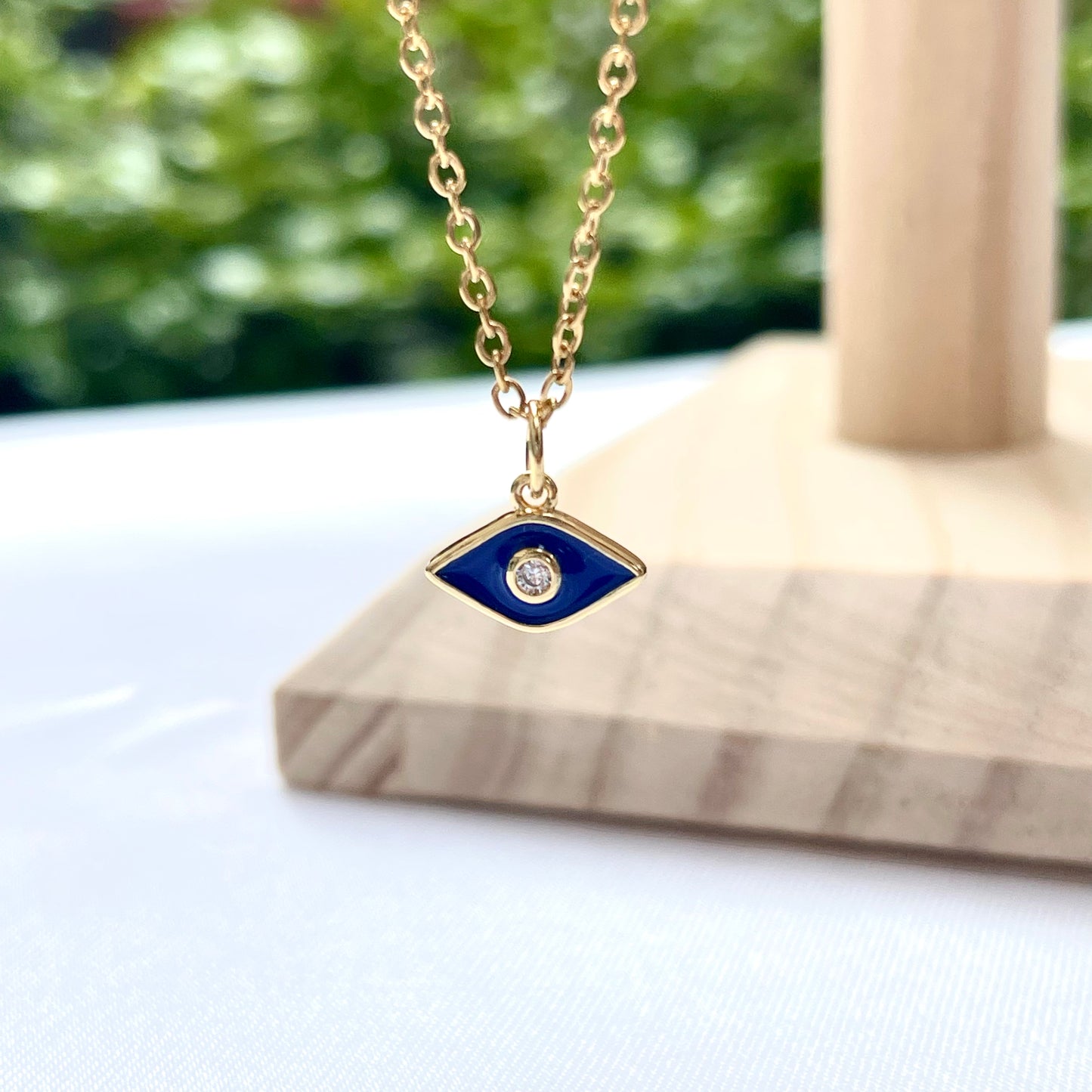 Mini Evil Eye Pendant Necklace