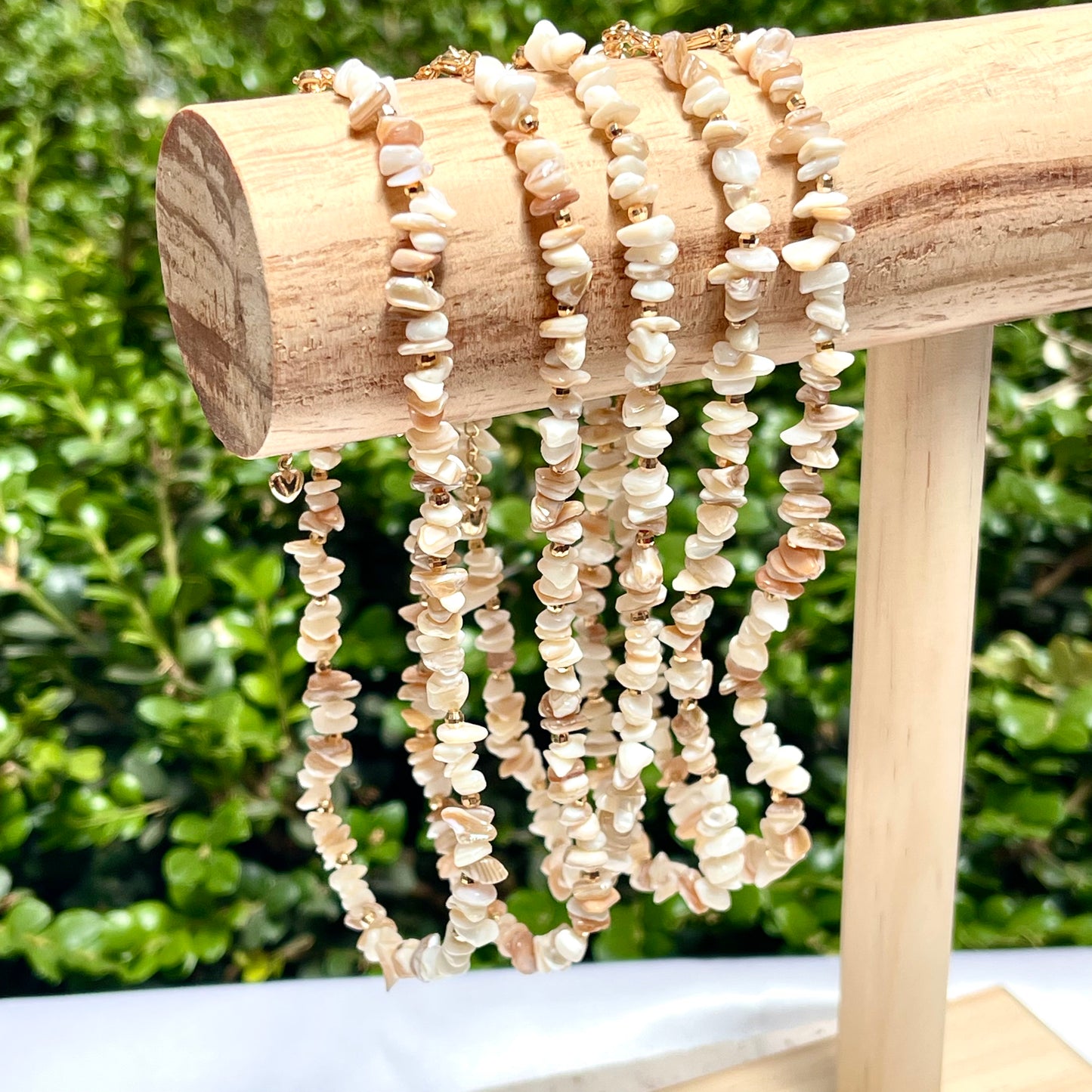 Mother of Pearl Choker Necklace