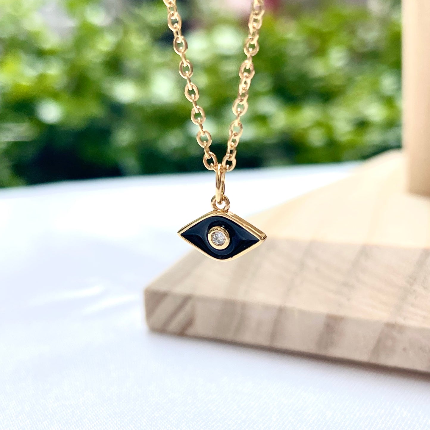 Mini Evil Eye Pendant Necklace