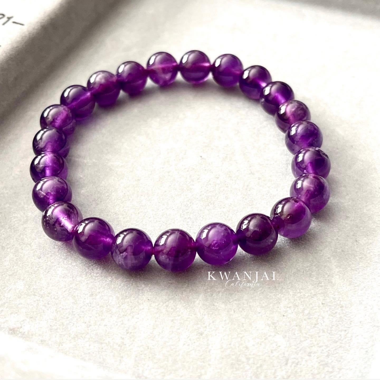 Amethyst 8 mm Stretch Bracelet