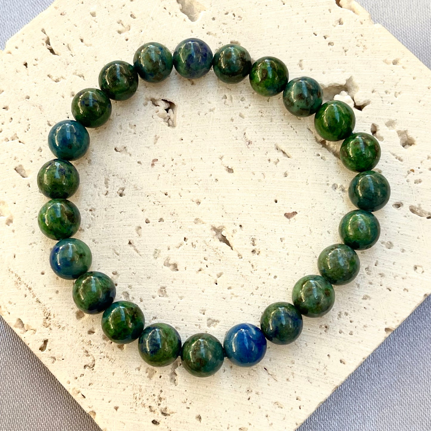 Chrysocolla 8 mm Stretch Bracelet